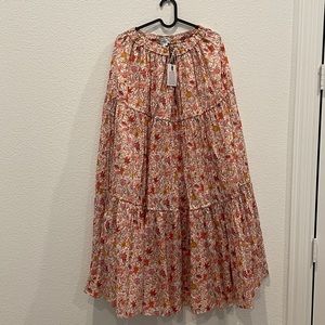 Jcrew Tiered Maxi Skirt